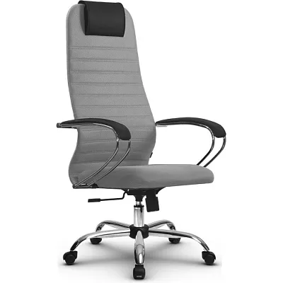 Кресло компьютерное SU-BK131-10 Ch Светло-серый / светло-серый