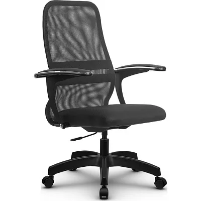 Кресло компьютерное SU-СU160-8P Pl Темно-серый / темно-серый
