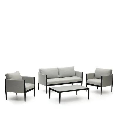 Комплект мебели La Forma Satuna 2 кресла диван и журнальный столик 157249