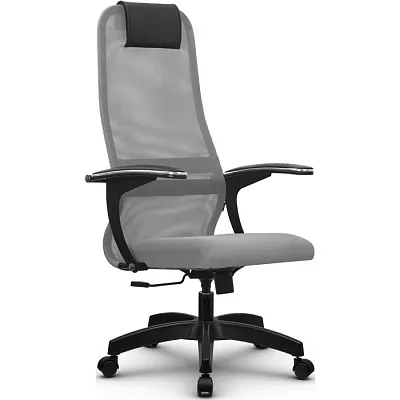 Кресло компьютерное SU-BU158-8 Pl Светло-серый / светло-серый
