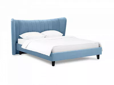 Кровать 160х200 Queen II Agata L голубой 574780