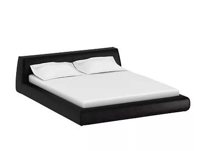 Кровать со съемным чехлом Vatta 160x200 (экокожа) черный 331193