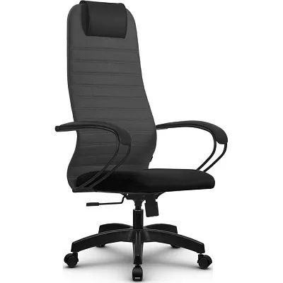 Кресло компьютерное SU-BK130-10 Pl Темно-серый / черный