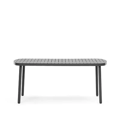 Стол для улицы La Forma Joncols серый 180 x 90 см