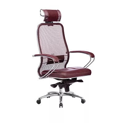 Эргономичное кресло SAMURAI SL-2.04 MPES Темно-бордовый