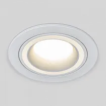 Точечный встраиваемый светильник Elektrostandard Glim R 1081/1 Белый