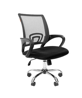 Кресло для персонала Chairman 696 ХРОМ TW серый