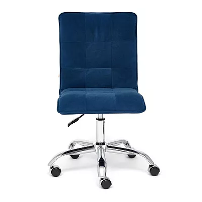 Кресло компьютерное ZERO синий флок