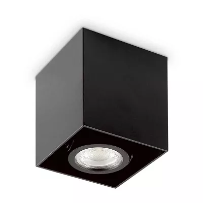 Точечный накладной светильник Ideal Lux Mood PL1 D09 Square Nero