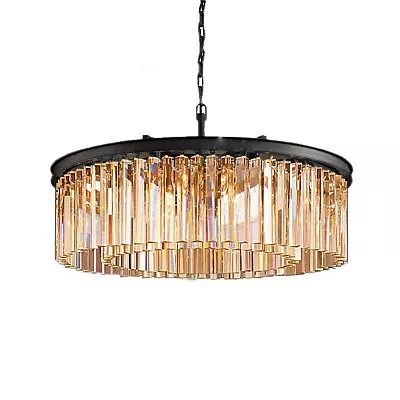 Люстра Delight Collection 1920s Odeon 9513P/600R black/amber