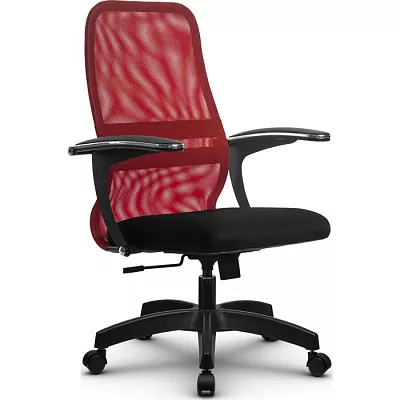 Кресло компьютерное SU-СU160-8 Pl Красный / черный