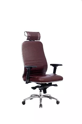 Кресло для руководителя SAMURAI KL-3.04 MPES Темно-бордовый