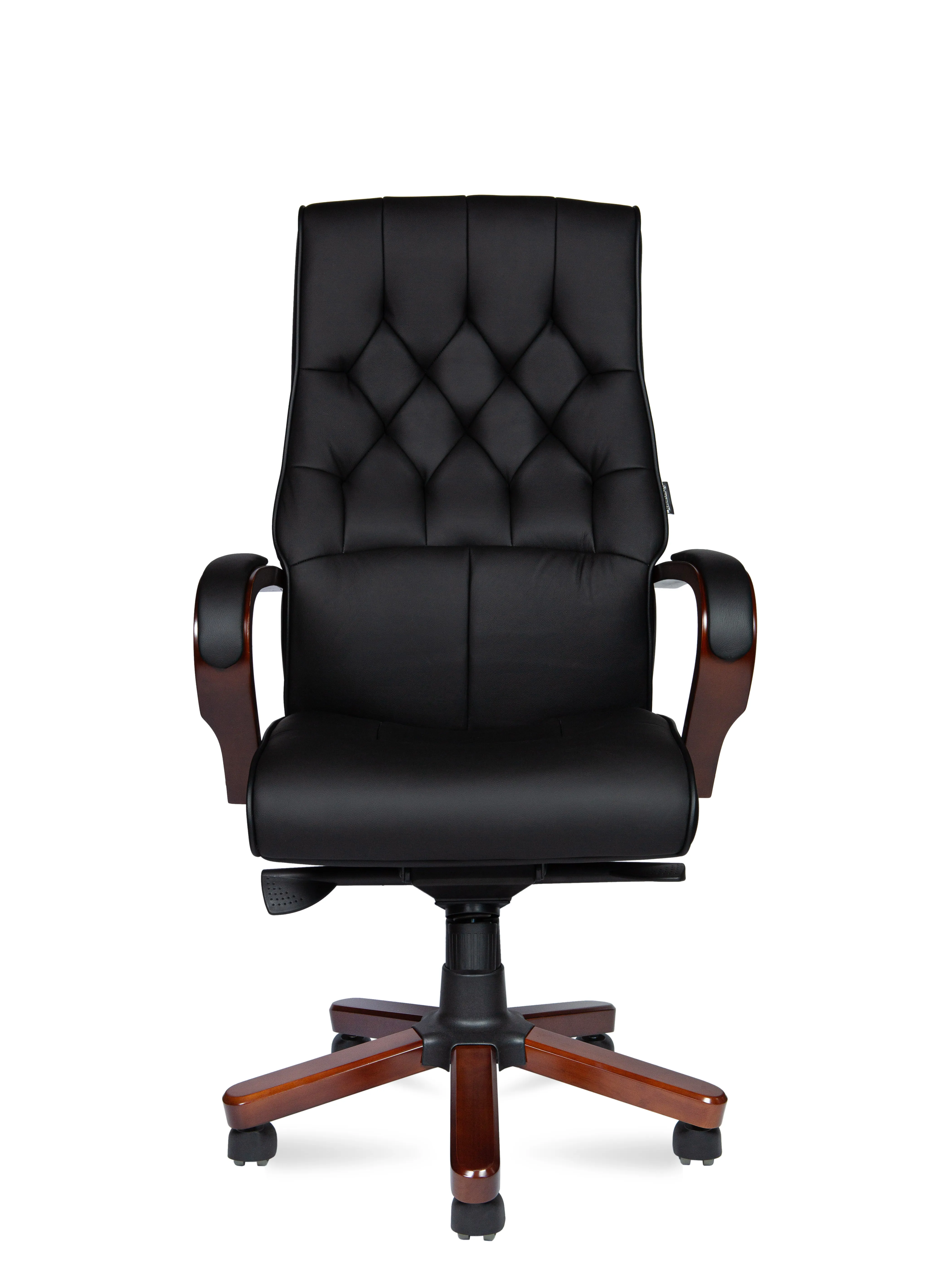 Кресло руководителя NORDEN Боттичелли кожа черный P2338-L02 leather
