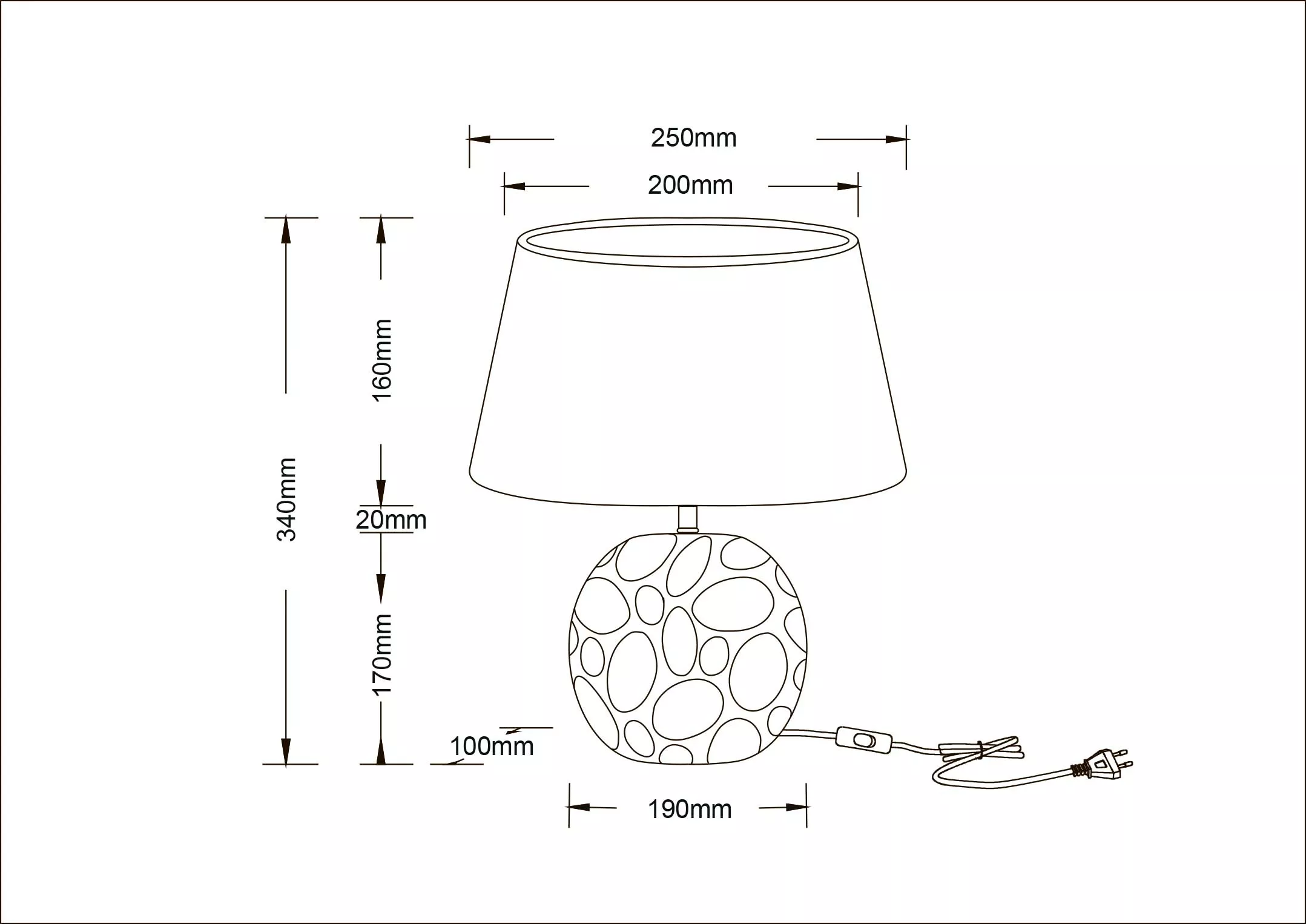 Лампа настольная ARTE LAMP POPPY A4063LT-1CC