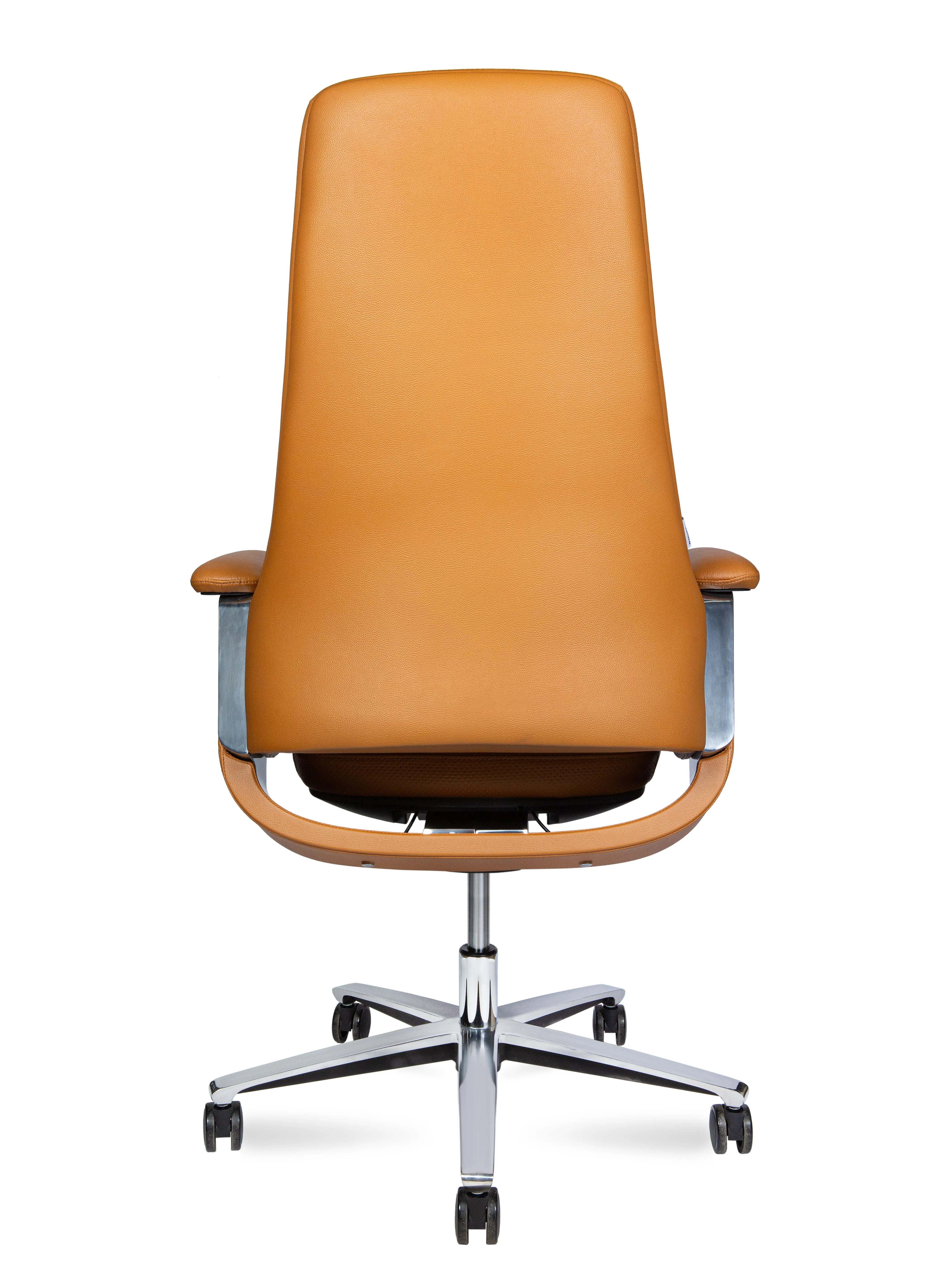 Кресло руководителя NORDEN York-1 натуральная кожа коричневый CH-336A brown leather