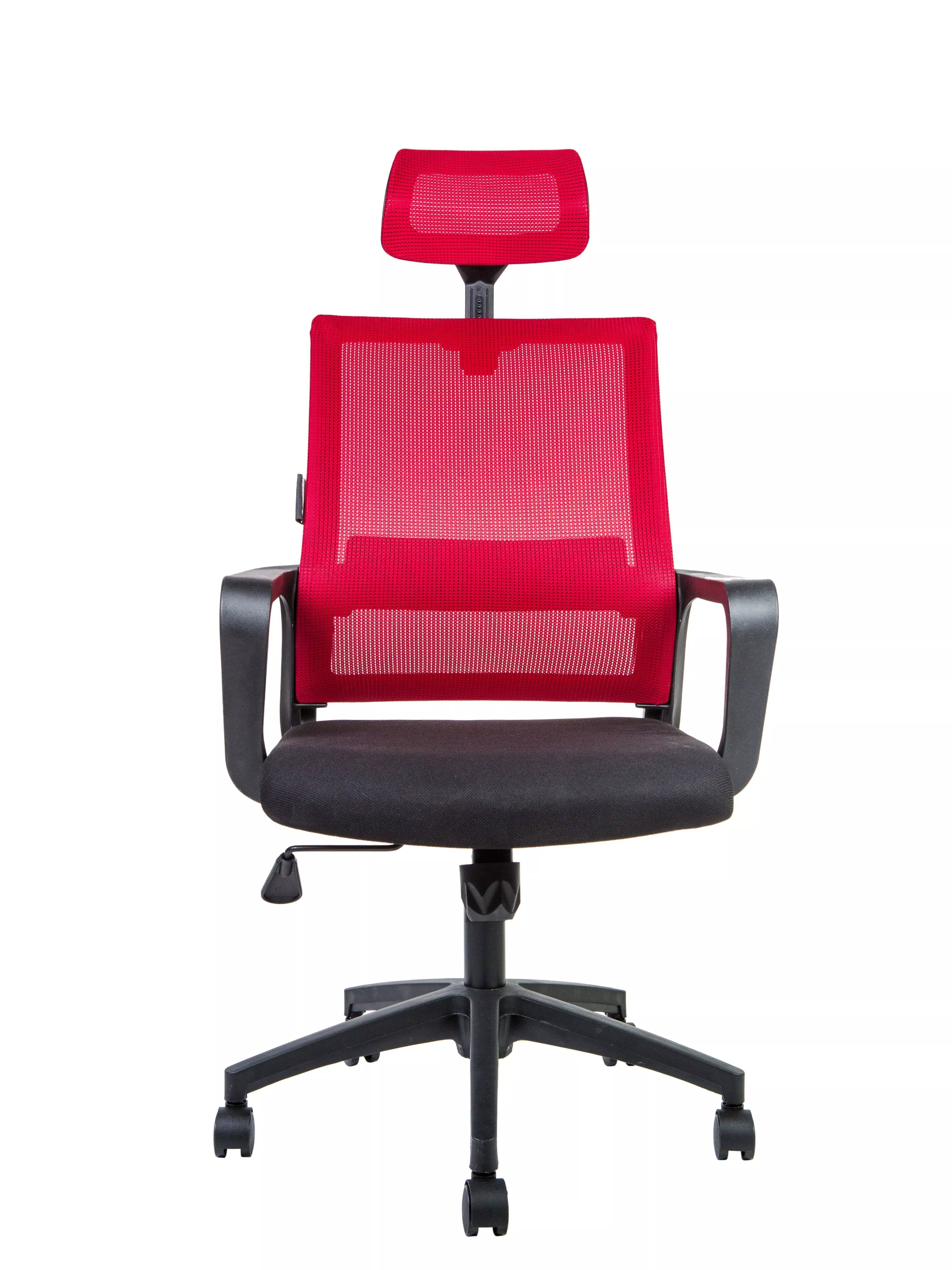 Кресло компьютерное Бит с подголовником красный / черный 815А-AF08-T09 NORDEN