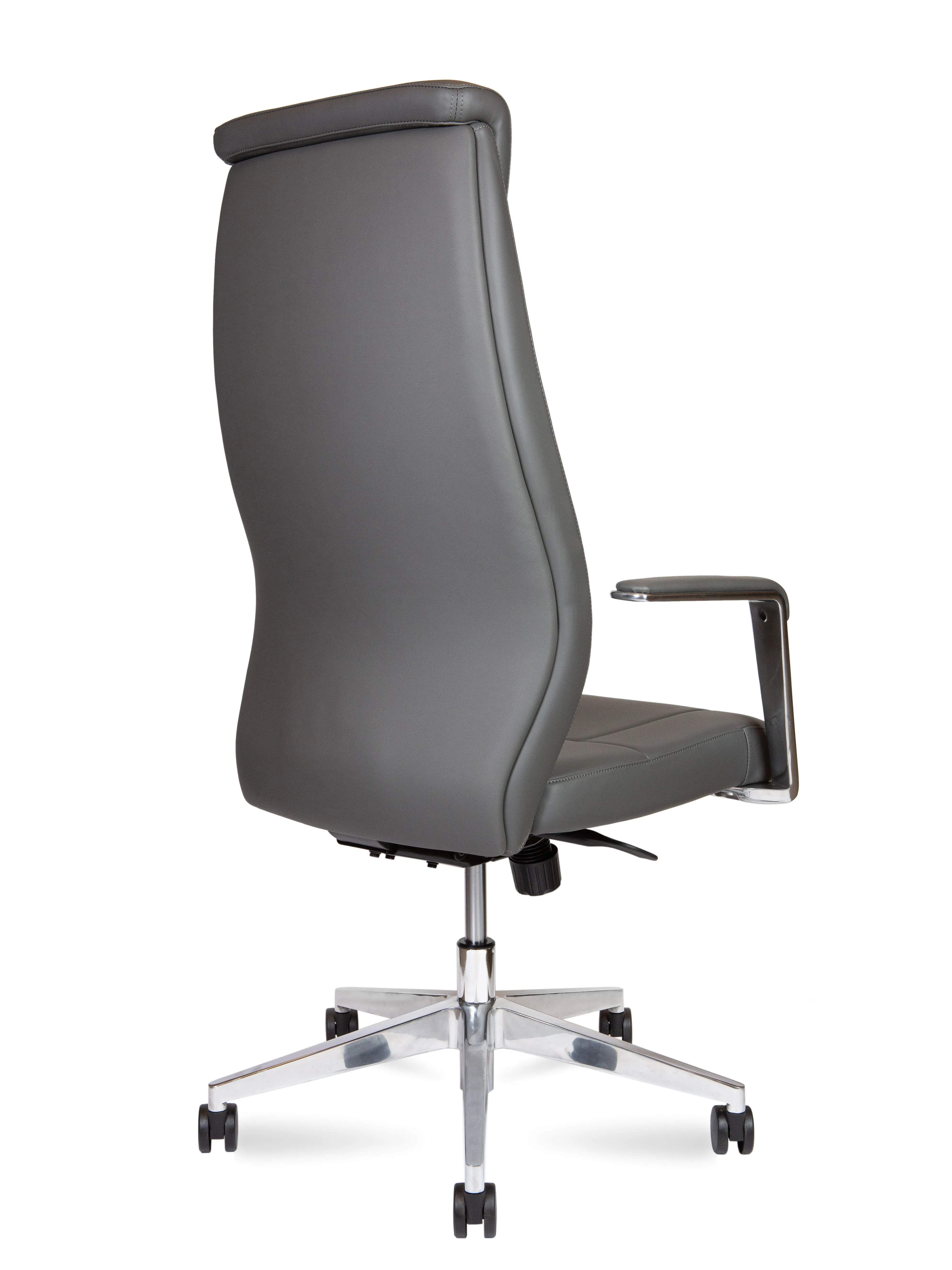 Кресло руководителя NORDEN Davos Grey экокожа серый L331HCA-Grey