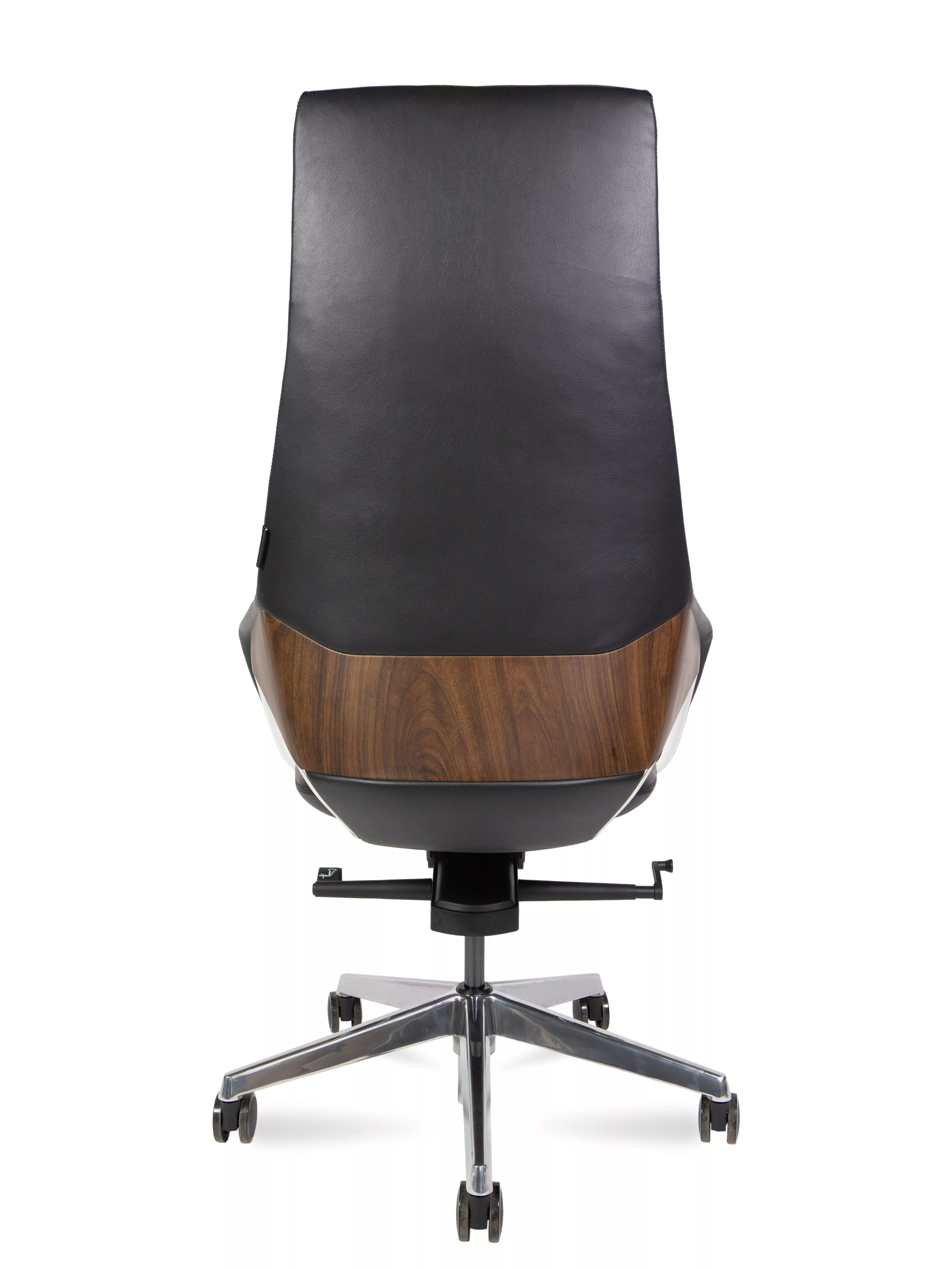 Кресло руководителя NORDEN Шопен черная кожа FK 0005-A black leather