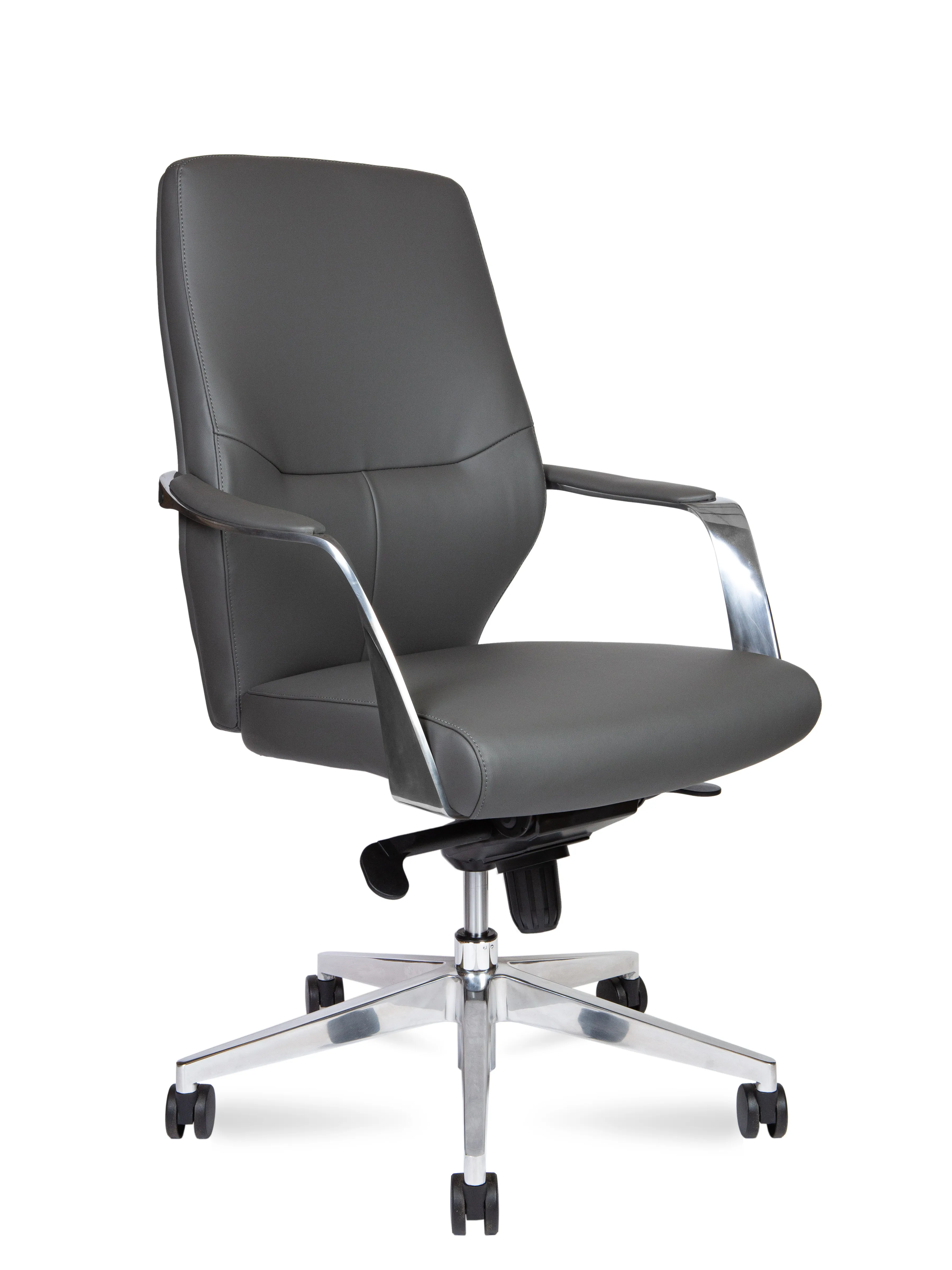 Кресло руководителя NORDEN Capital LB-Black экокожа серый L326MCA-LB-Grey
