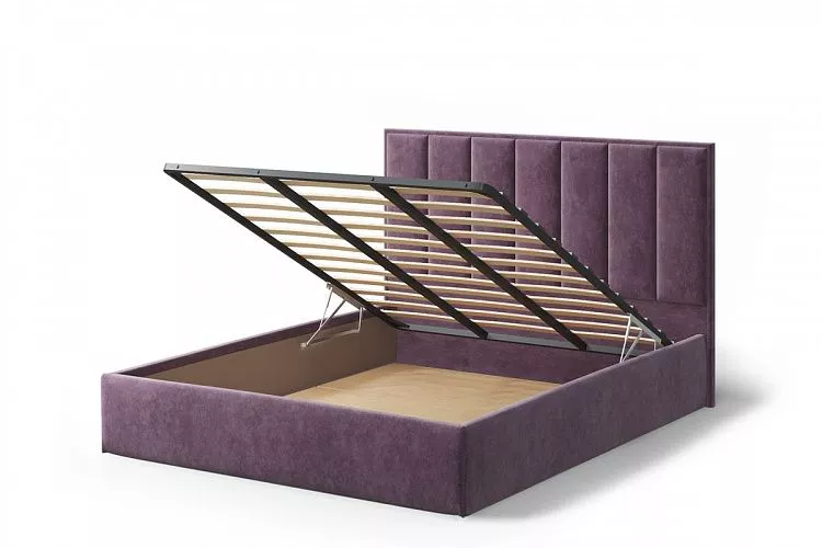 Кровать без основания 120х200 Лира NEO 17 ( фиолетовый ) МЛК