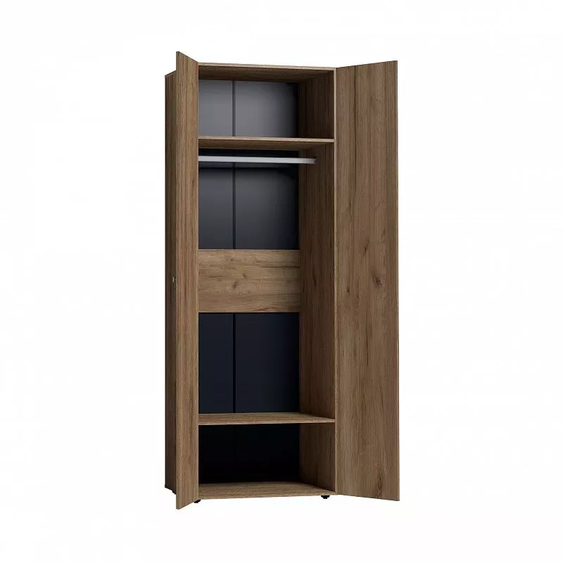 Шкаф для одежды Neo 54 Дуб табачный Craft (с 2 зеркалами)