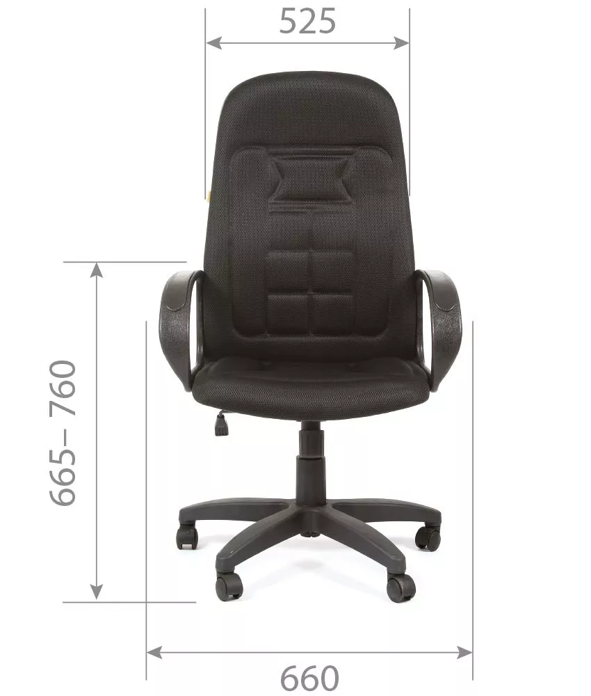 Кресло для руководителя CHAIRMAN 727 TW 12 серый