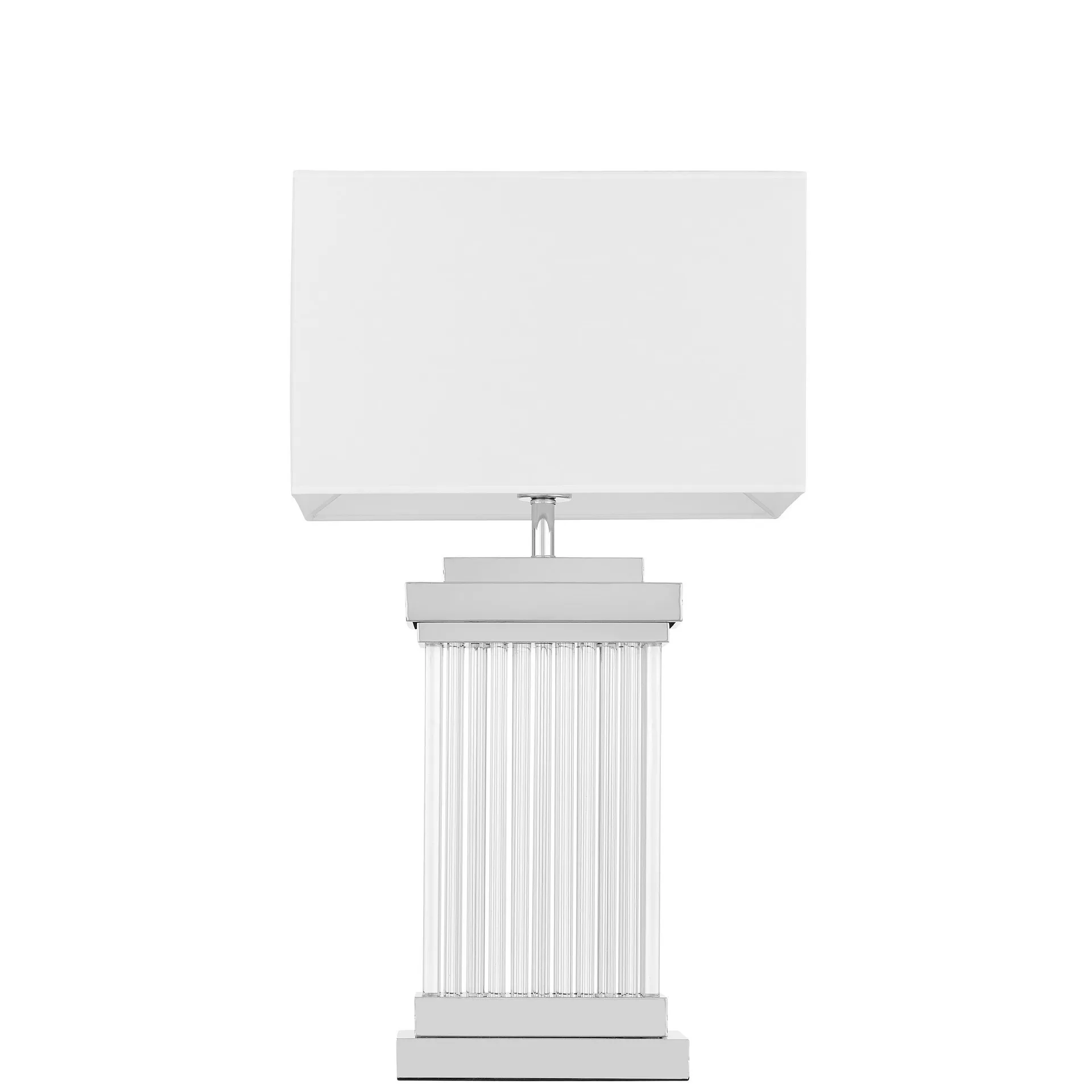 Лампа настольная Lumina Deco Davos LDT 310 CHR+WT