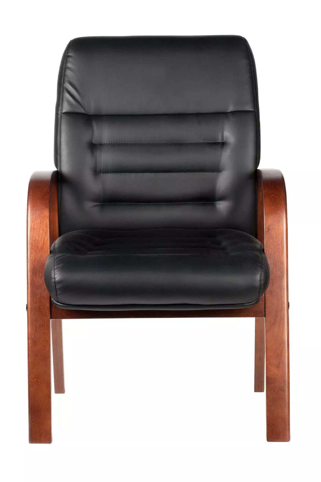 Конференц-кресло Riva Chair WOOD M 155 D/B черный