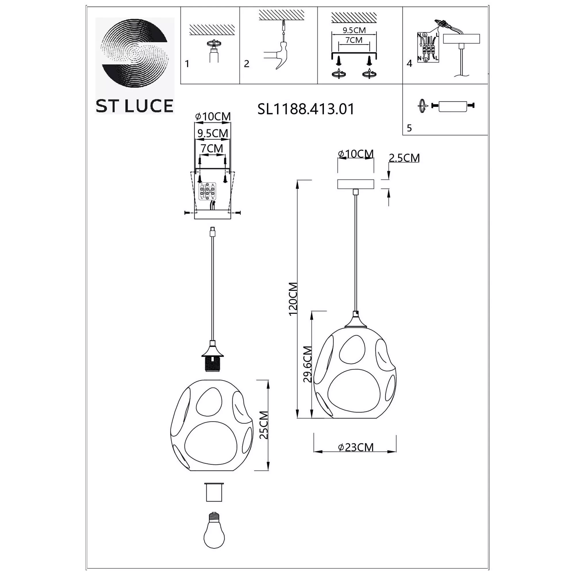 Подвесной светильник ST LUCE IDESIA SL1188.413.01