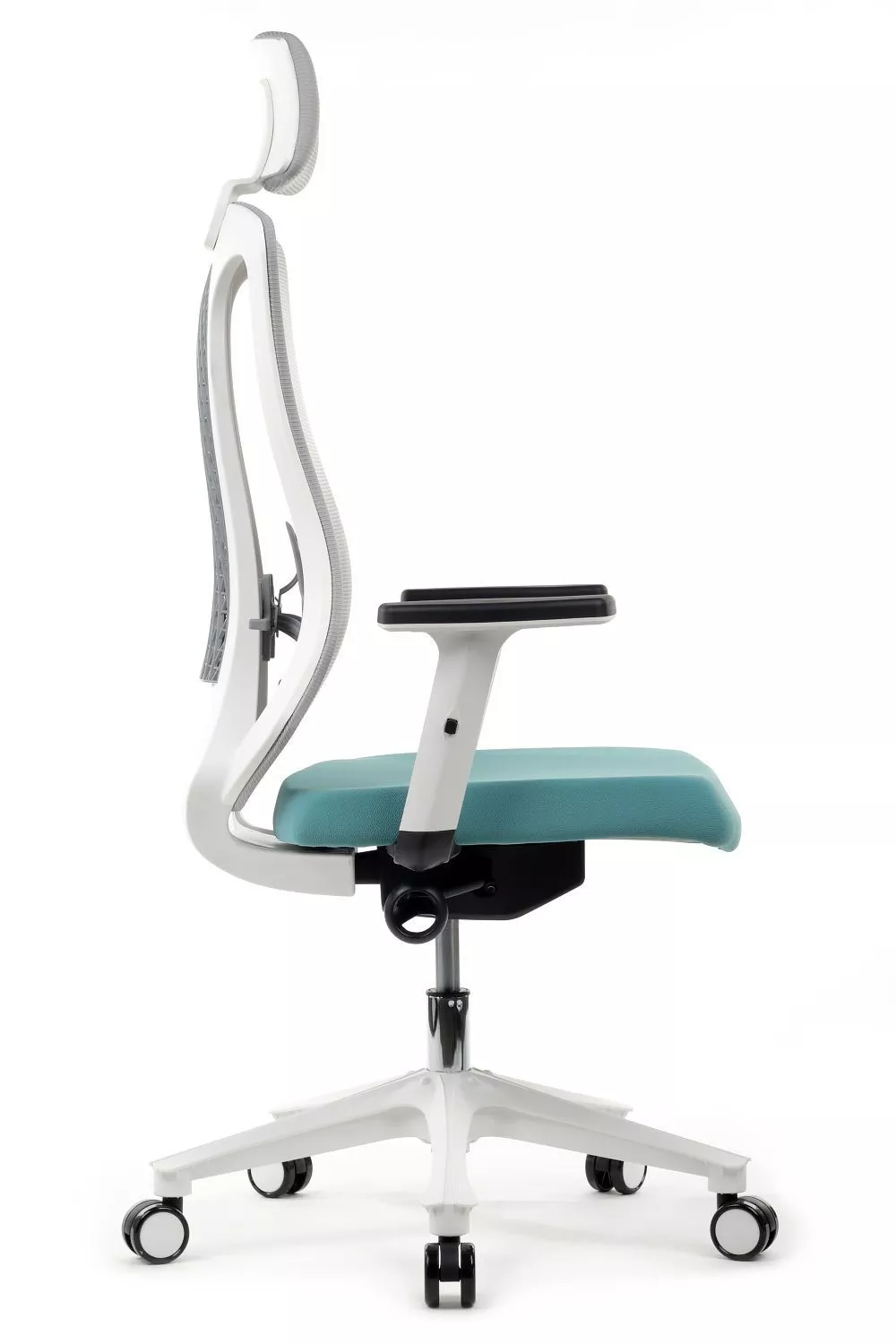 Кресло для персонала Riva Chair RCH AW2101 серый / бирюзовый