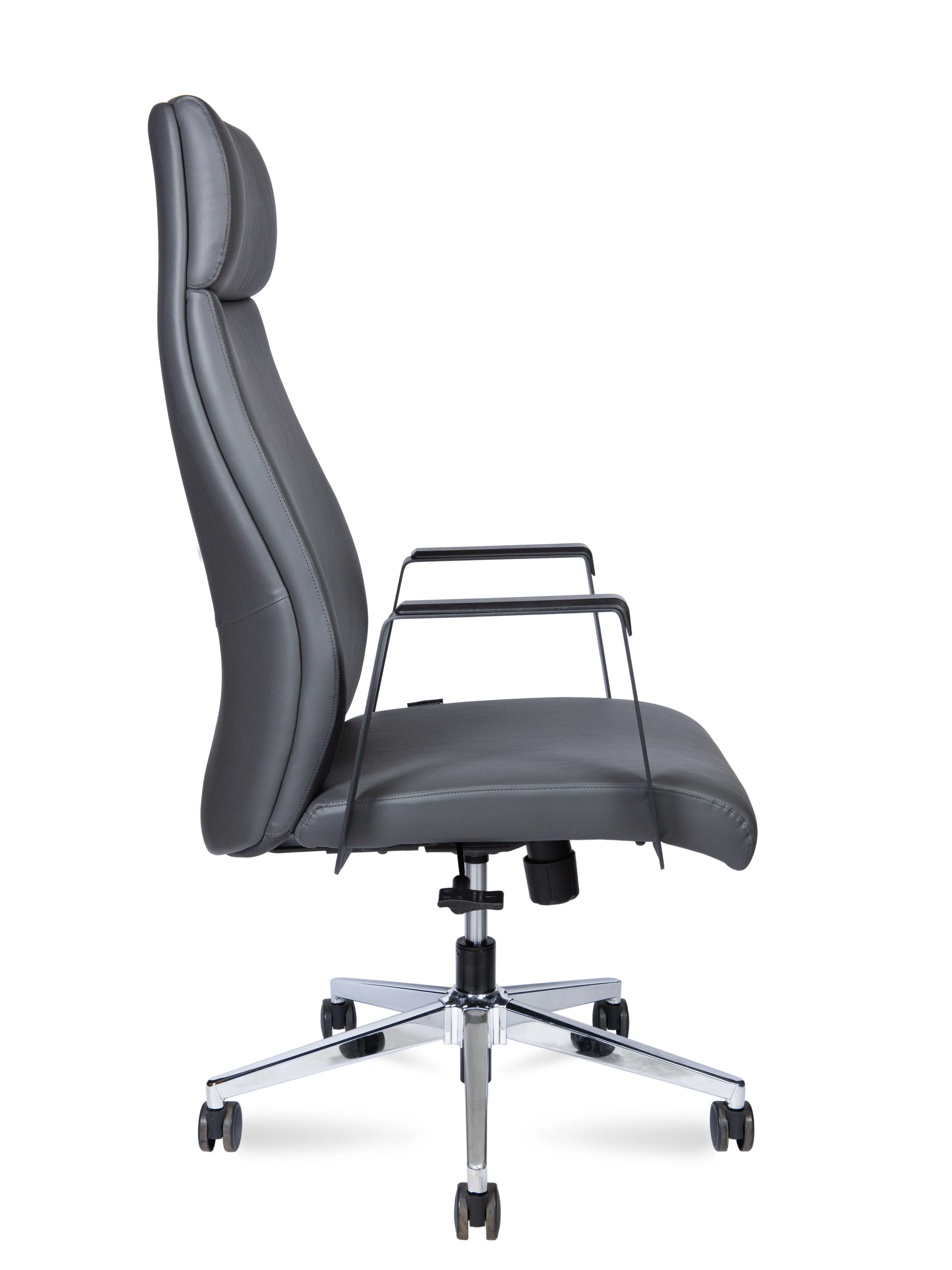 Кресло руководителя NORDEN Arco grey серый экокожа H5017 grey
