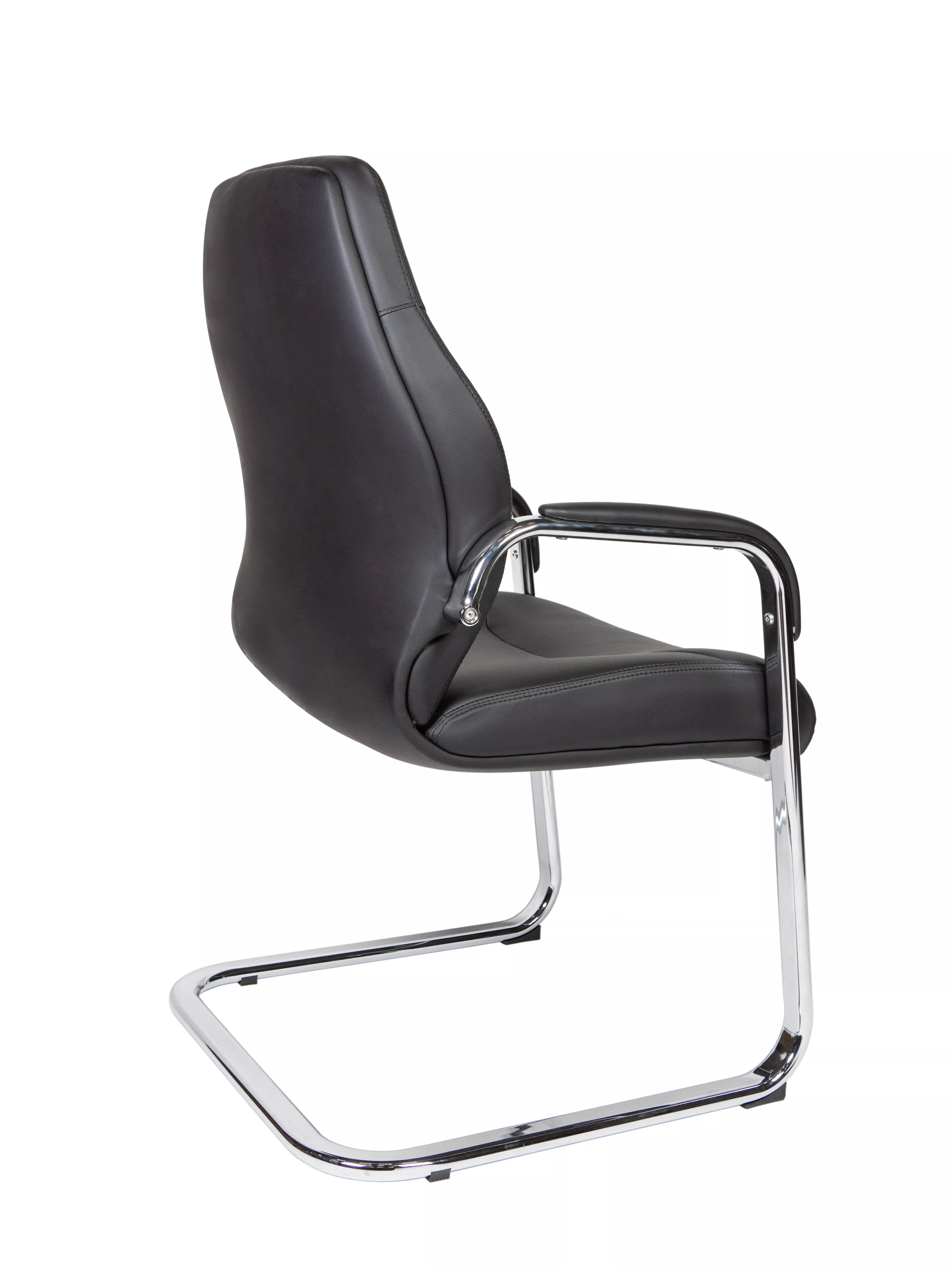 Кресло офисное Леман CF черная экокожа F395 black NORDEN