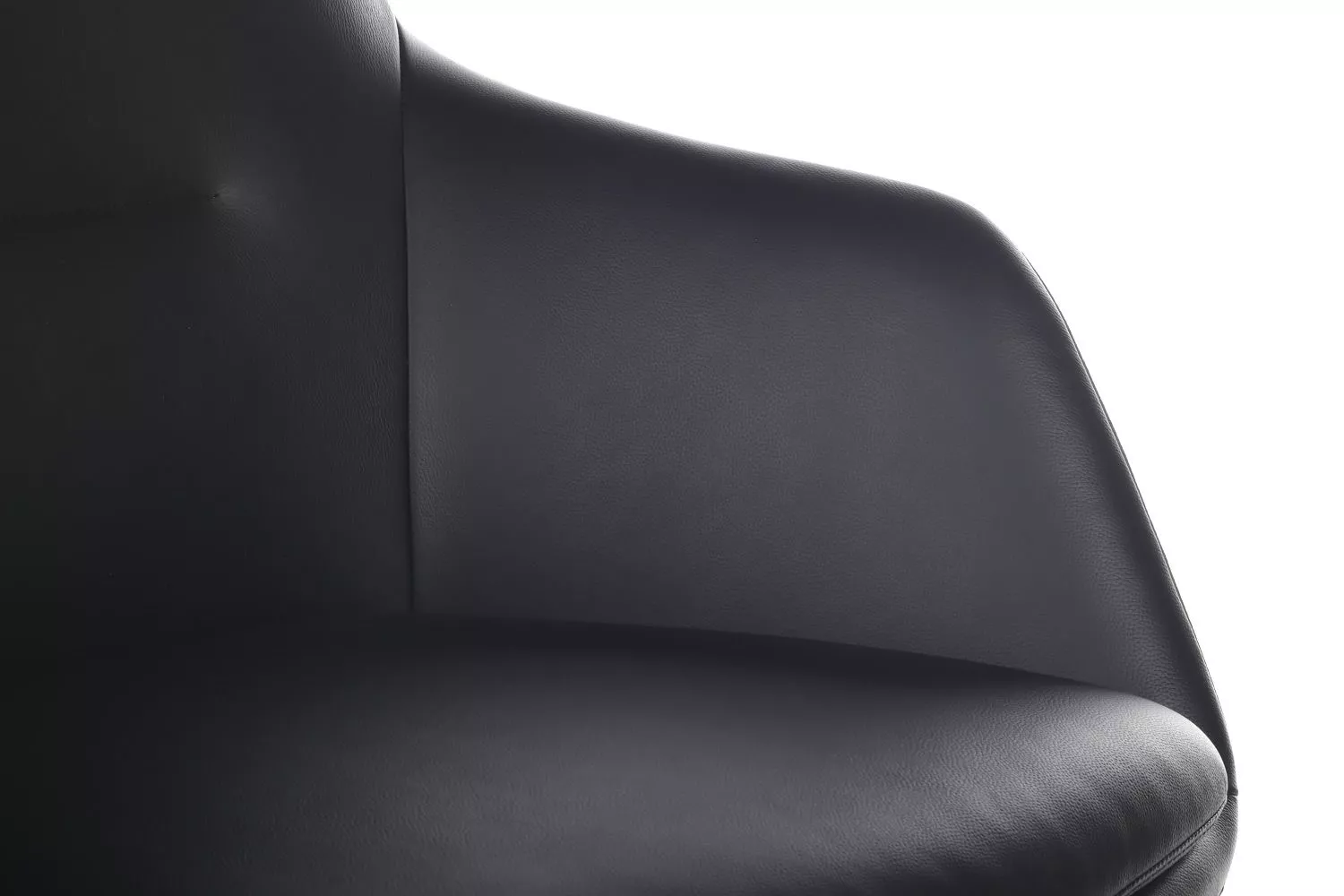 Офисное кресло из натуральной кожи RIVA DESIGN Soul-M (B1908) черный