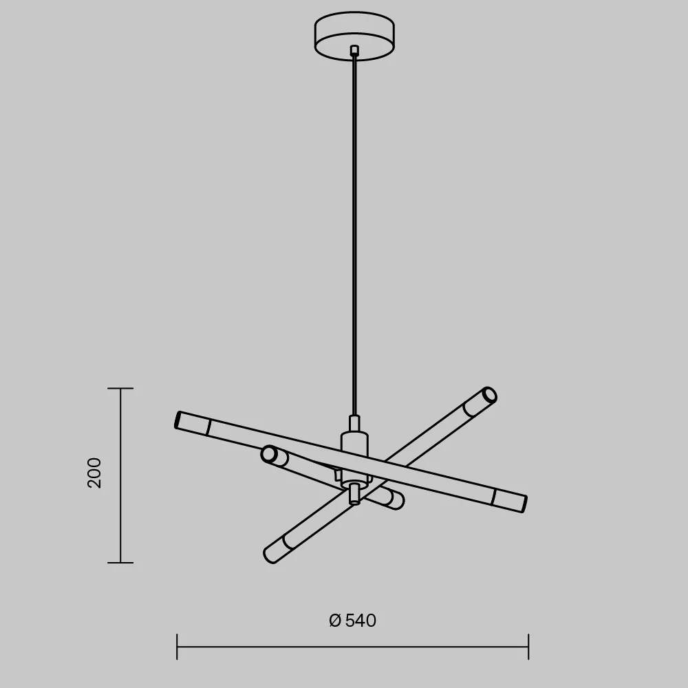 Подвесная люстра Freya Wands FR6130PL-L18B