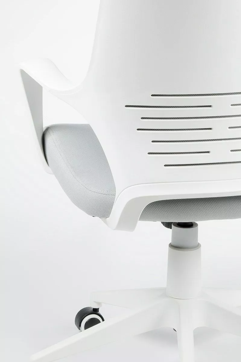 Кресло компьютерное IQ белый пластик / серый ткань CX0898H-0-53 NORDEN