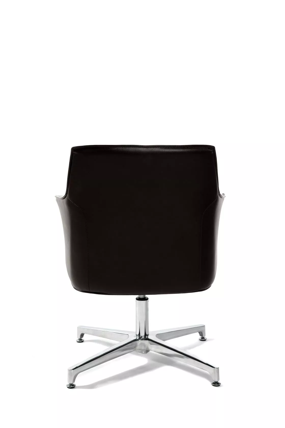 Кресло офисное Бордо CF черная экокожа C1918 CF black leather NORDEN