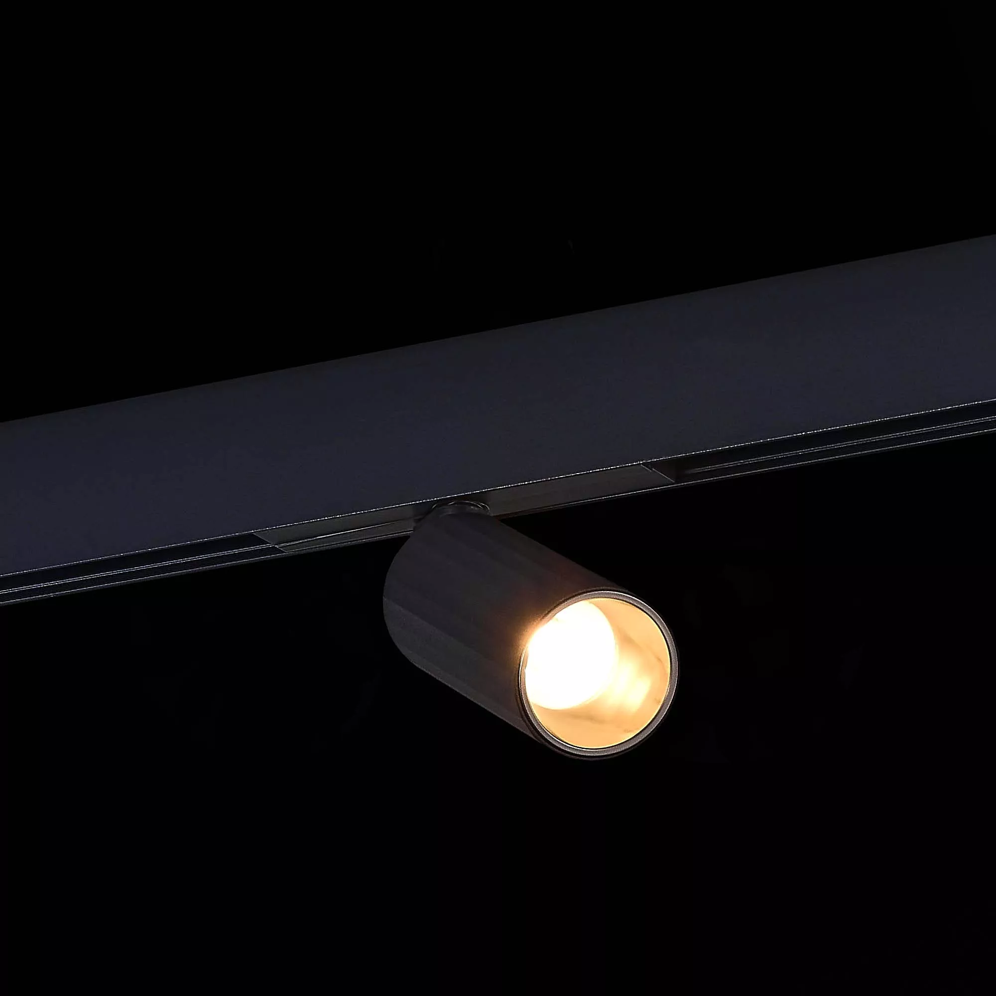 Магнитный трековый светильник Черный LED 48V St Luce ST807.436.12