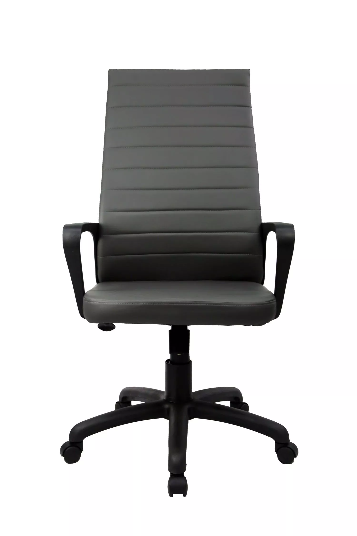 Кресло для персонала Riva Chair RUSSIA 1165-4 PL экокожа серый