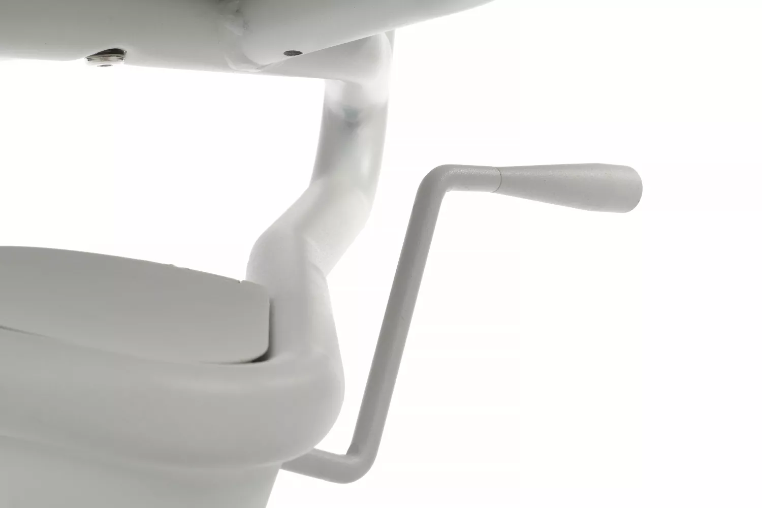 Кресло RIVA DESIGN Scroll (HY-813D) белый каркас / серый