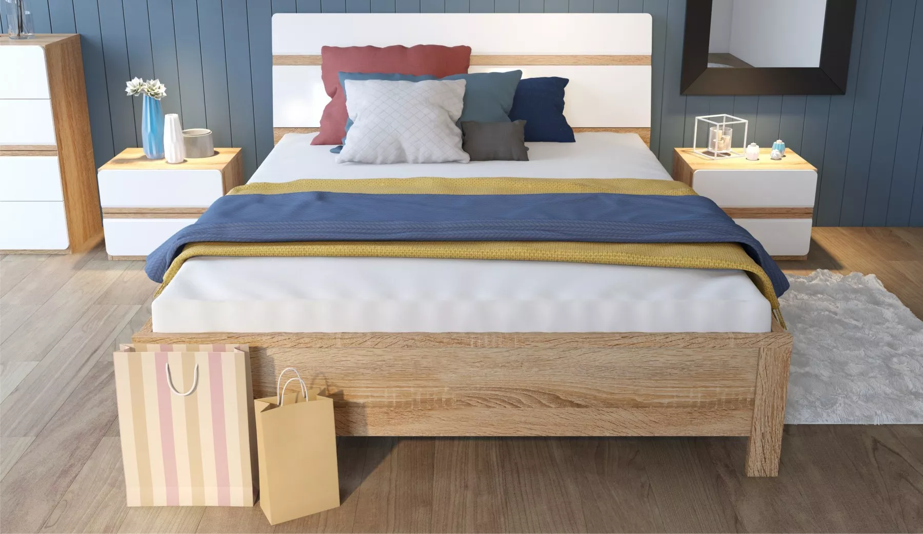 Двуспальная кровать Дакота 160 см