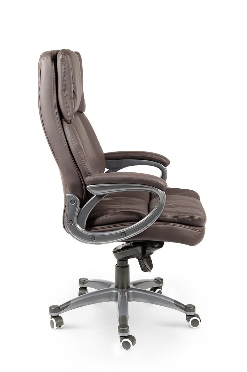 Кресло руководителя NORDEN Мэдисон brown темно-коричневый экокожа H-1182-322