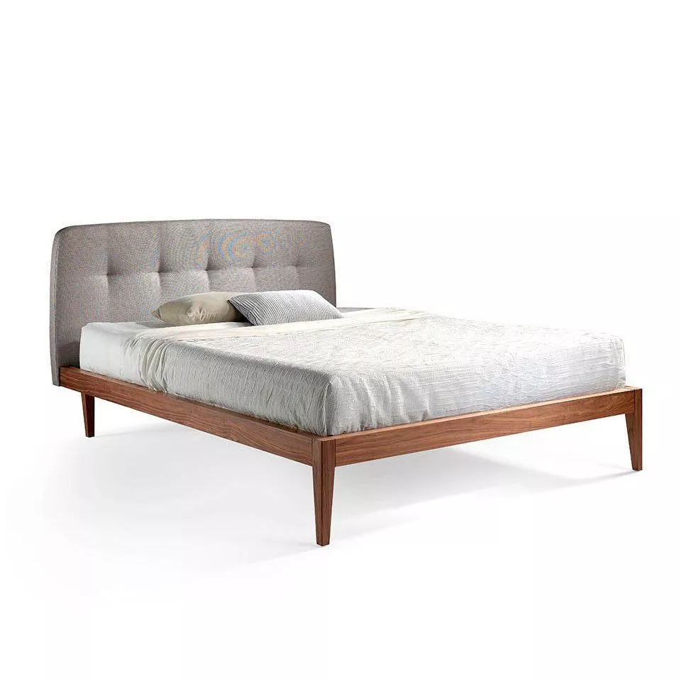 Кровать с мягким изголовьем Angel Cerda CP1702-B
