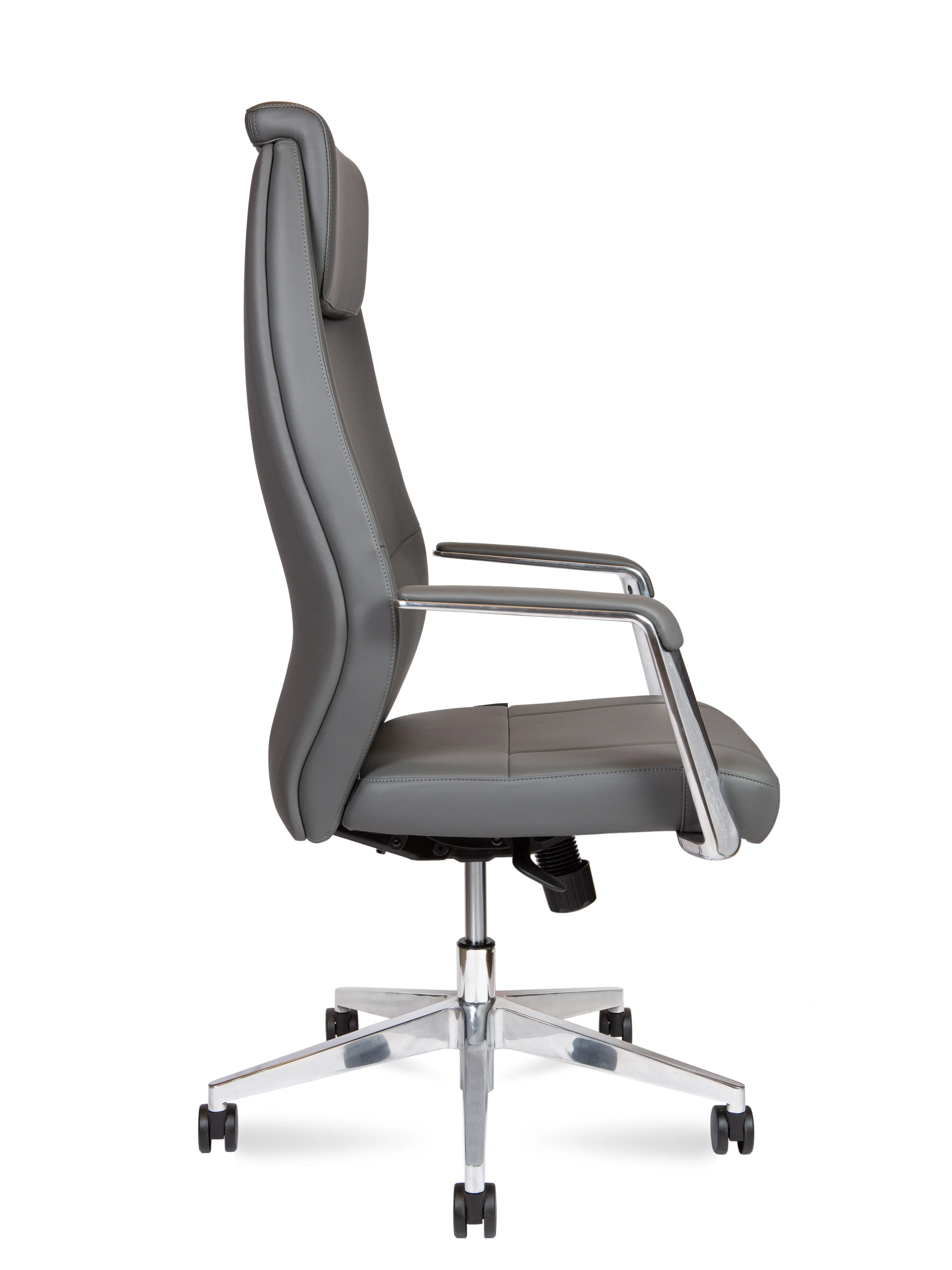 Кресло руководителя NORDEN Davos Grey экокожа серый L331HCA-Grey