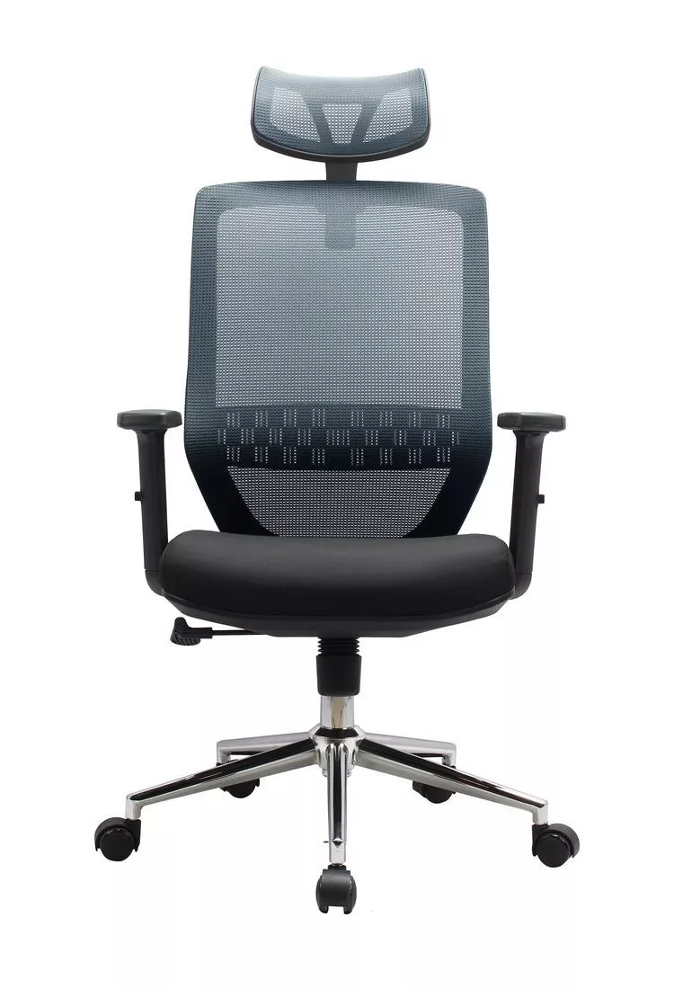 Кресло для персонала Riva Chair Alt 833H серый / черный