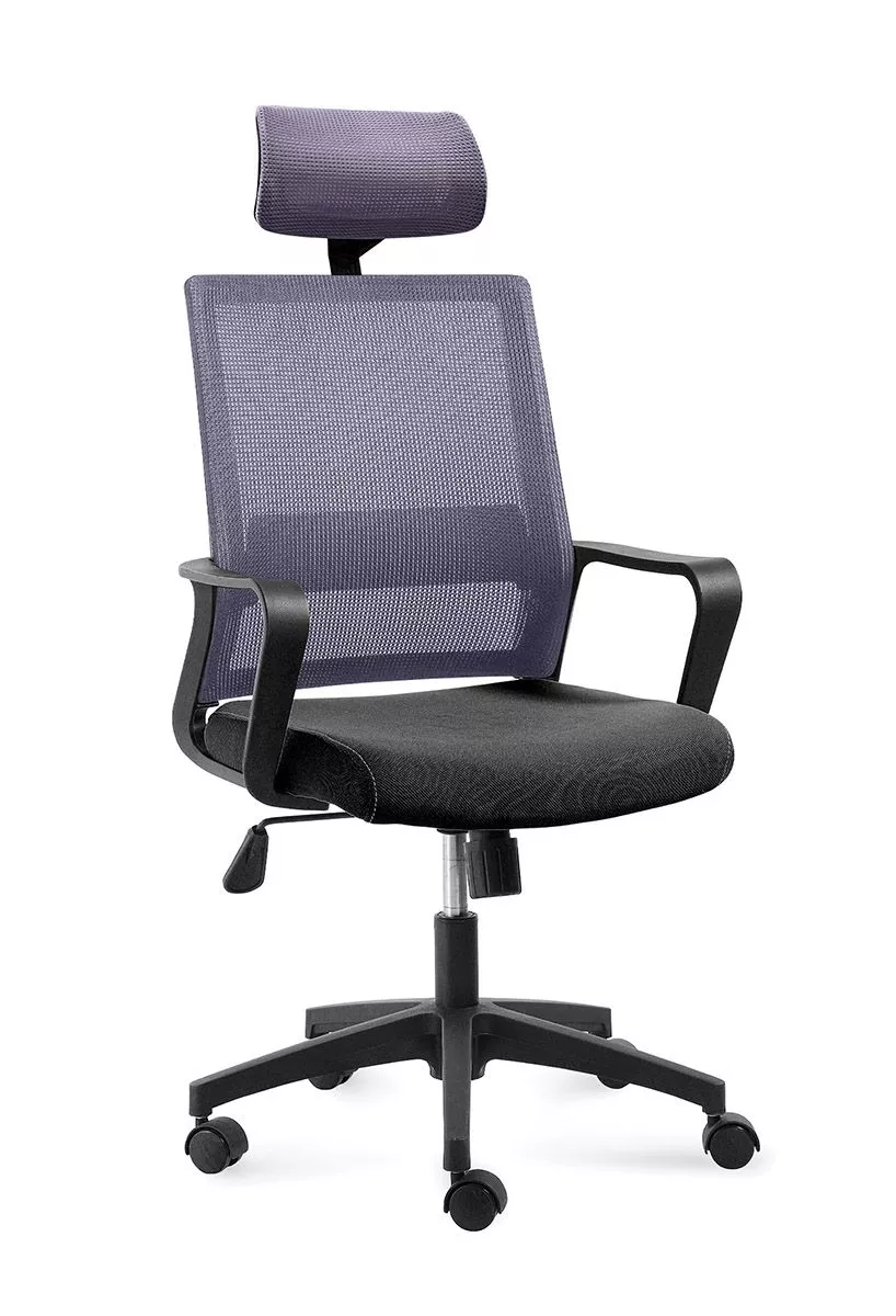 Кресло компьютерное Бит с подголовником темно-серый / черный 815А-AF03-T09 NORDEN