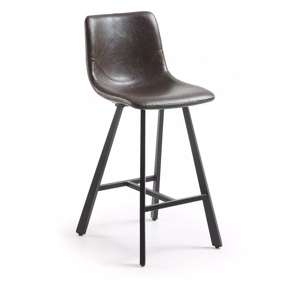 Полубарный стул La Forma Trac темно-коричневый