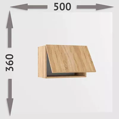 Шкаф навесной В 500 1 софт Дуб сонома 1 кат (h=360)