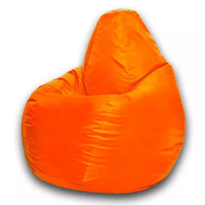 Кресло-мешок Груша XL оксфорд оранжевый люмин