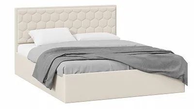 Кровать 160х200 с подъемным механизмом Порто велюр Confetti Cream