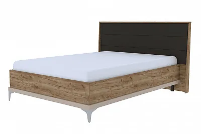 Кровать Кара 9 со стационарным основанием металл (1600)